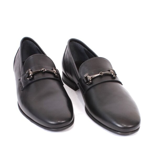 Giovanni Conti 7123 Black Leather Classic Dress Shoes - Picture 2 of 8